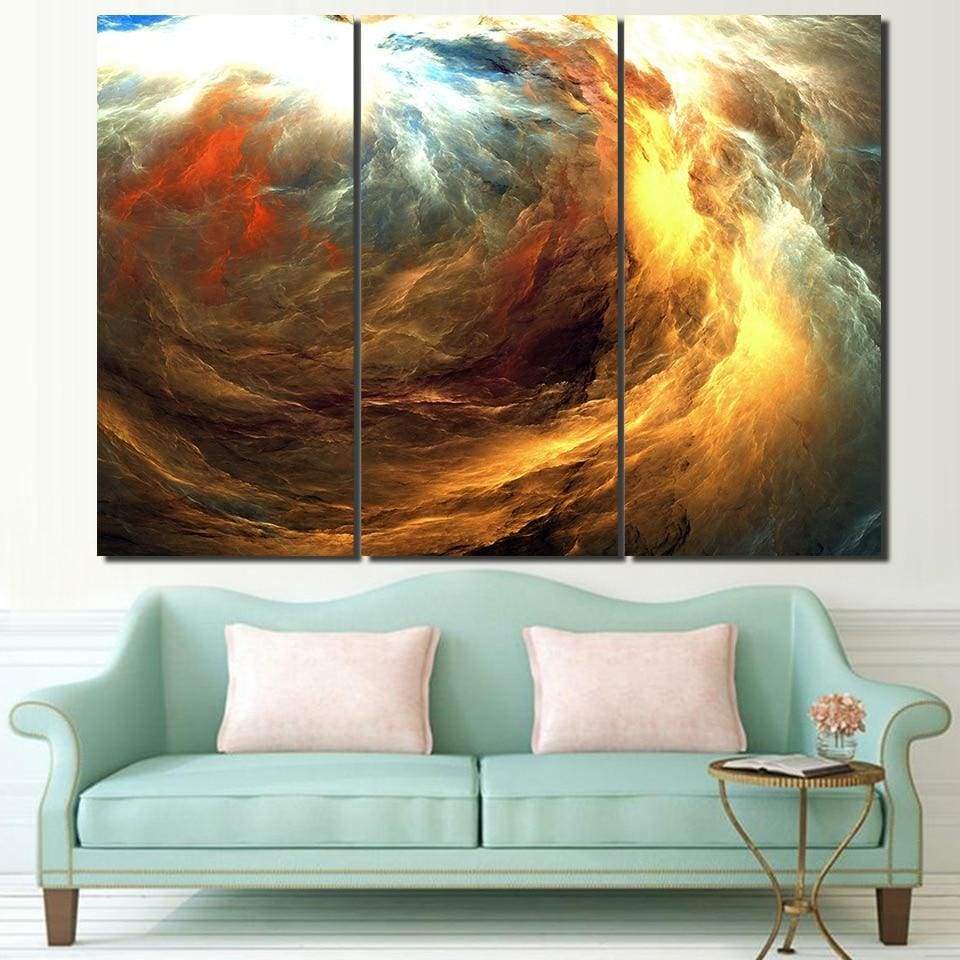 NUAGES CHAUDS ET FROIDS - Tableau mural sur toile imprimée - Art-Cadre.fr