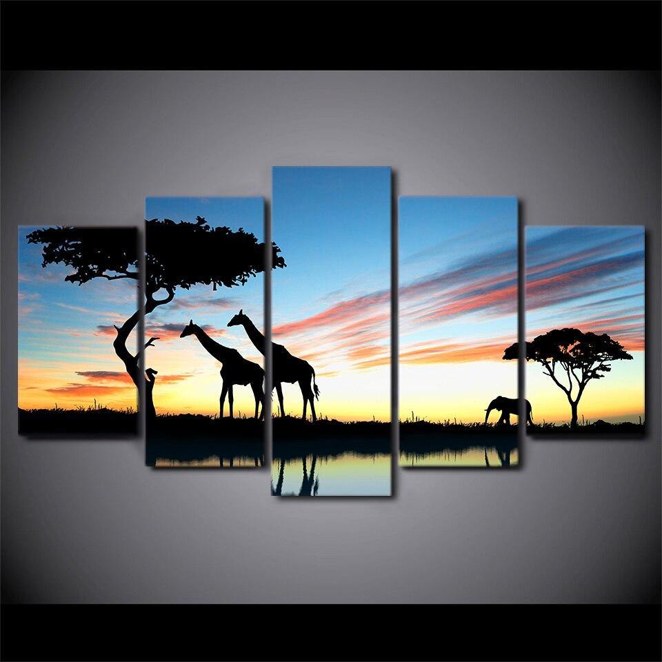 SAVANE - Tableau mural sur toile imprimée - Art-Cadre.fr