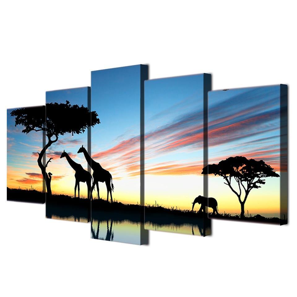 SAVANE - Tableau mural sur toile imprimée - Art-Cadre.fr