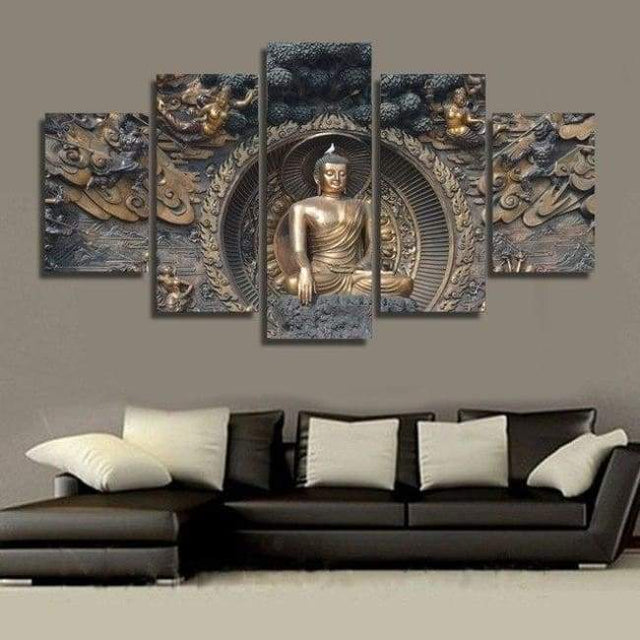 STATUE DE BOUDDHA 4 - Tableau mural sur toile imprimée - Art-Cadre.fr