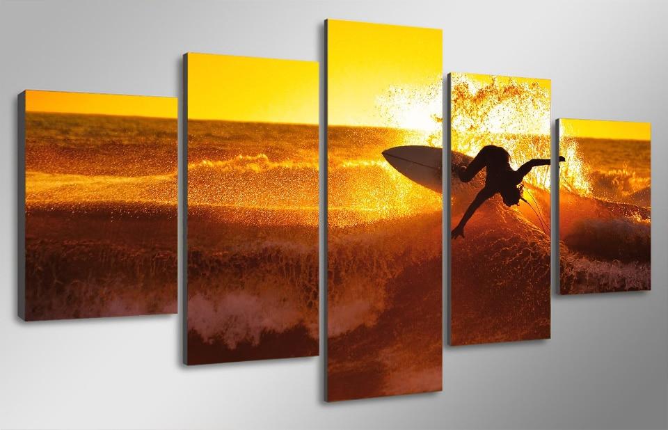 SURF ACROBATIQUE - Tableau mural sur toile imprimée - Art-Cadre.fr