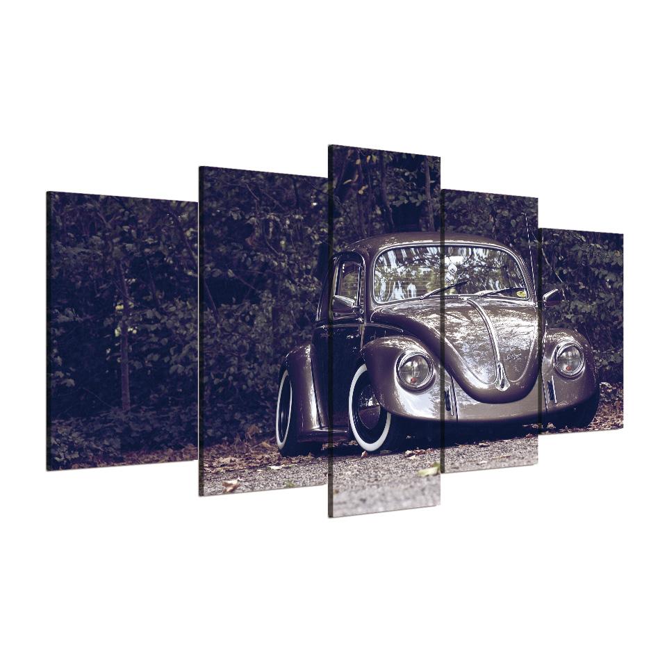 VW COCCINELLE - Tableau mural sur toile imprimée - Art-Cadre.fr
