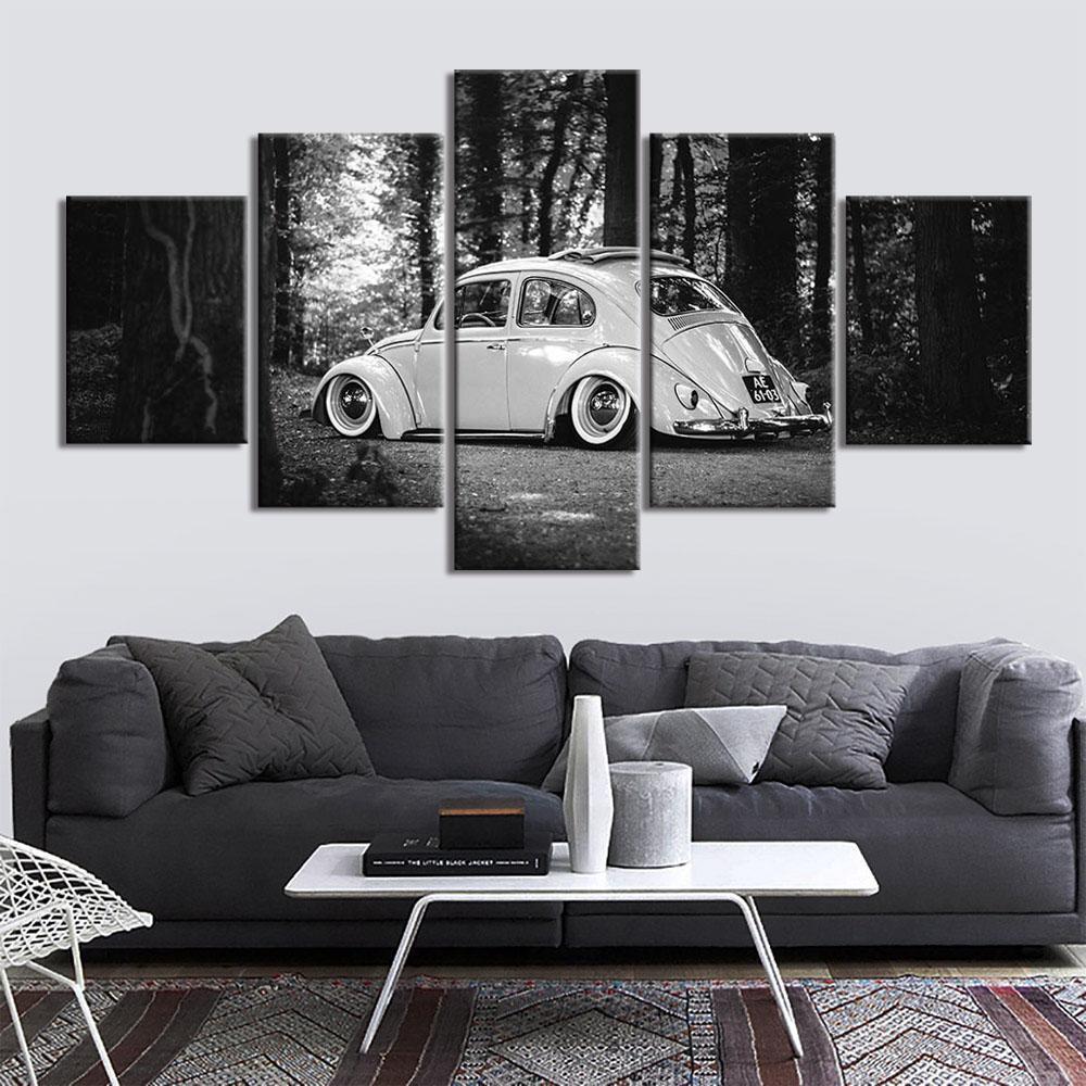 VW COX - Tableau mural sur toile imprimée - Art-Cadre.fr
