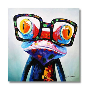 toile grenouille pop art